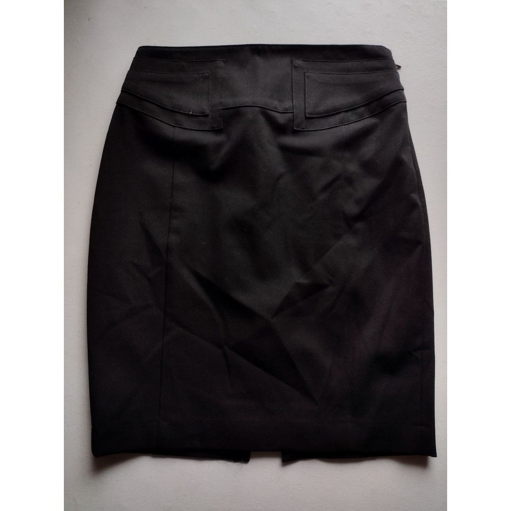 Express Blackβ Pencil Skirt Buckle Detail Womens Size 2 Business Casual
